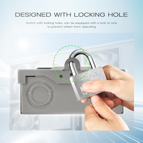 60 Amp Outdoor AC Disconnect Box 120/240V Pull-Out Waterproof UL - Image 6