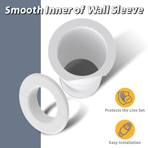 Flamorrow Mini Split AC Line Set Wall Sleeve – Easy Install Cover - Image 5