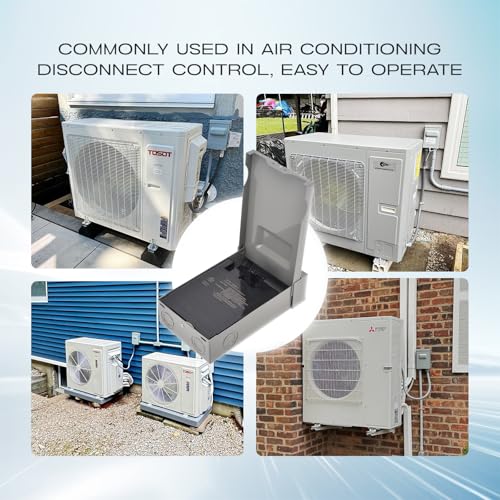 60 Amp Outdoor AC Disconnect Box 120/240V Pull-Out Waterproof UL - Image 7