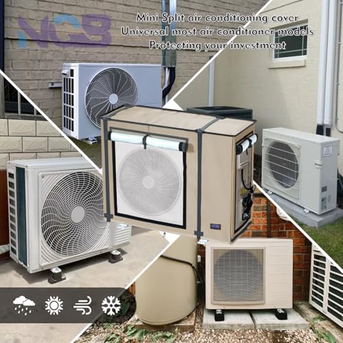Universal Weatherproof Ductless Mini Split AC Cover 38.2x17x32.7 - Image 3