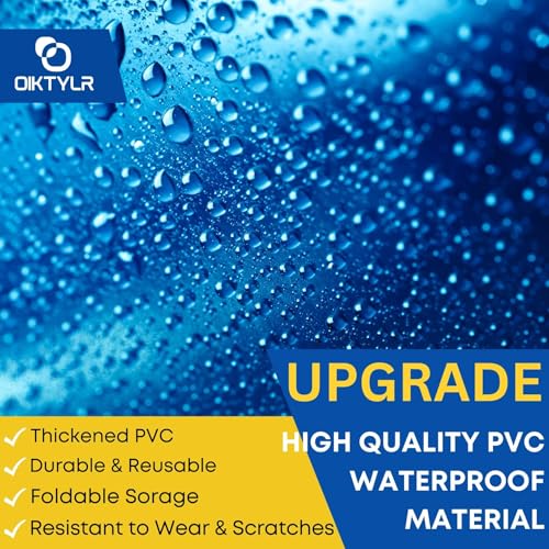 Oiktylr 18pcs Mini Split Cleaning Kit Bag, Waterproof AC Cleaning Cover with Storage Bag, PVC Air Conditioner Cleaning Bib with 2L Pressure Sprayer, HVAC Minisplit Cleaning Kit (Large) - Image 3