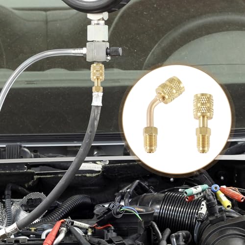 R410a Mini Split AC Adapter Set - 5/16" SAE Charging Ports (2pc) - Image 6