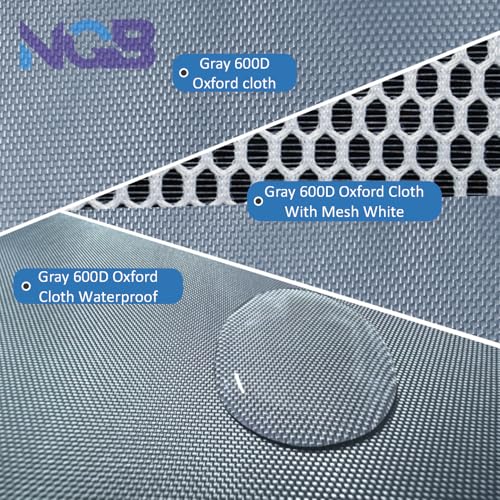 NGB Mini Split Cover for Air Conditioner Outdoor Units with 600D Waterproof Material, UV, Dust, Wind and Snow Resistant, Maximum Size 32.3Lx13.7Wx24H in, Can be Used While Running, Grey. - Image 5