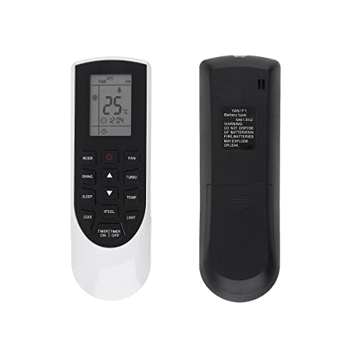 OriGlam YAN1F1 Air Conditioner Remote Control Replacement for Gree VIR09HP115V1AH VIR12HP230V1AH AC Air Conditioning Remote Controller - Image 2