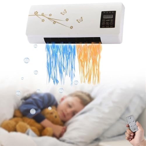 Lesangel Portable Air Conditioning Split Max, 110V Leangel Split Max Air Conditioner, SplitMax Portable Wall Air Conditioner, 2 In 1 Split AC/Heating System Mini Aire Acondicionado Portatil(B)