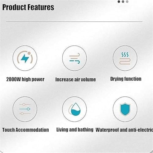 Lesangel SplitMax 2-in-1 Portable AC & Heater – 110V Mini Wall Unit - Image 4