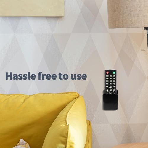 2 PCS Remote Control Holders Wall Mount, Self Adhesive TV Air Conditioner Remote Control Holder, Wall Mount Storage Box Organizer Wall Pen Holder Storage for Home Office School(Black) - Image 5