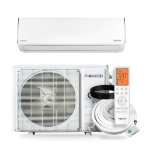 Diamante Essenza 11,500 BTU 17 SEER2 115V High-Wall Ductless Mini-Split Air Conditioner Inverter Heat Pump with 16 Ft. Kit