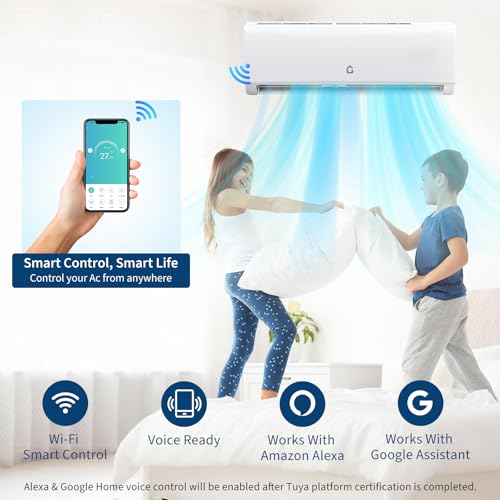 GarveeHome 28,000 BTU 3-Zone Wi-Fi Mini Split Heat Pump AC 20 SEER2 - Image 2