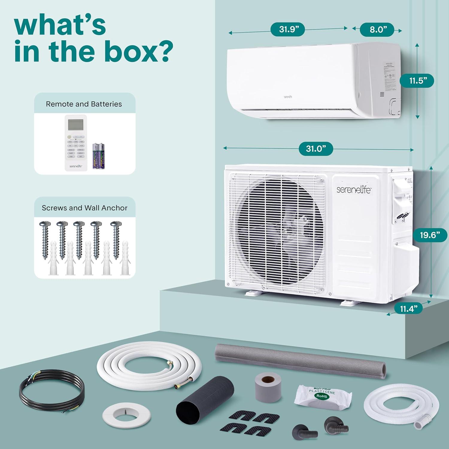 SereneLife 12000 BTU Mini Split Review: Buy It?
