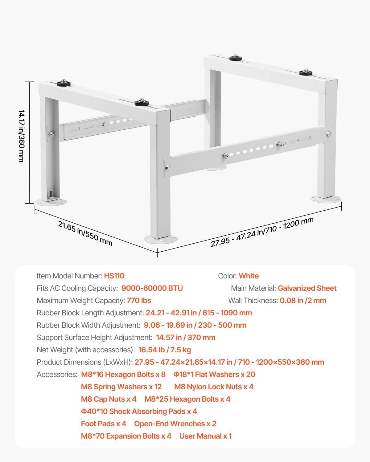 VEVOR Mini Split Ground Stand Review: Should We Buy?